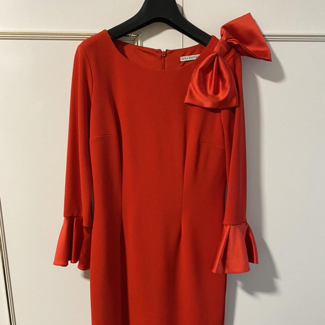 Gina bacconi outlet red dress