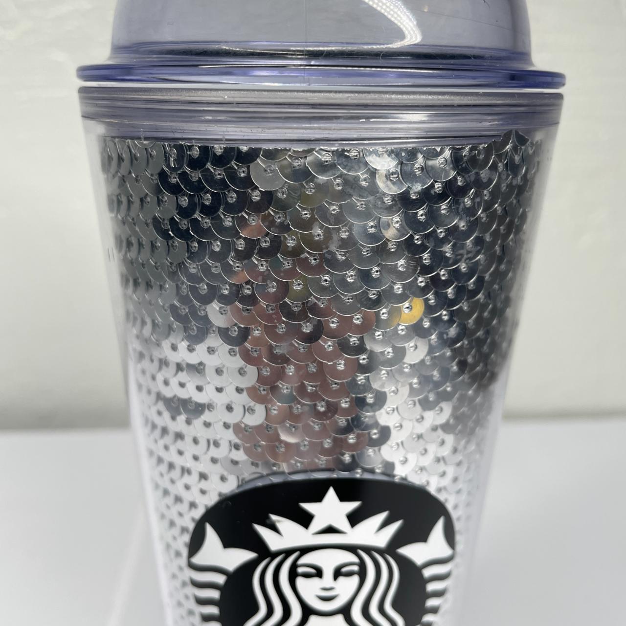 Starbucks Green Recycled Glass Cold Beverage Tumbler - Depop