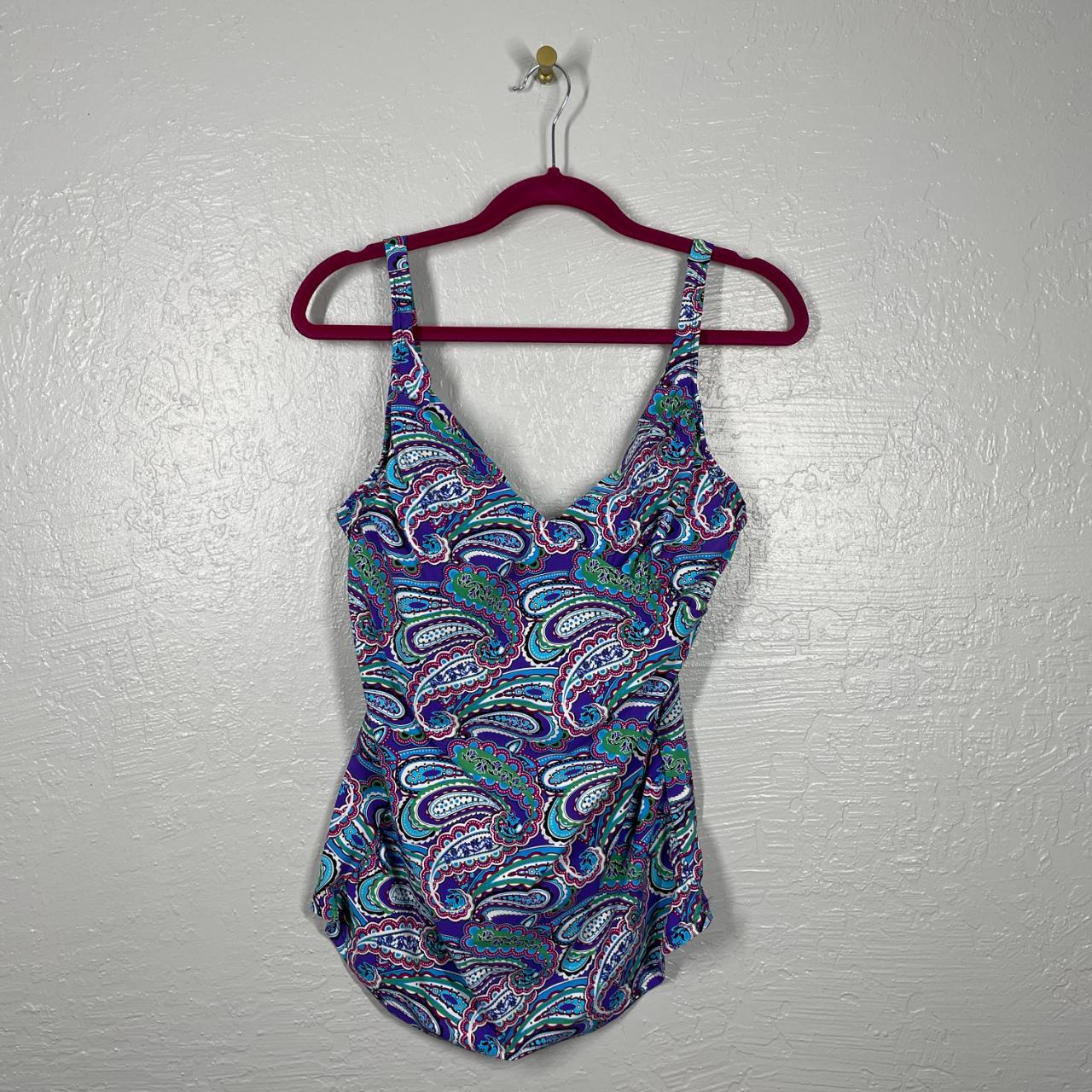 Assets by Sara Blakely Spanx Size XL Blue, purple... - Depop