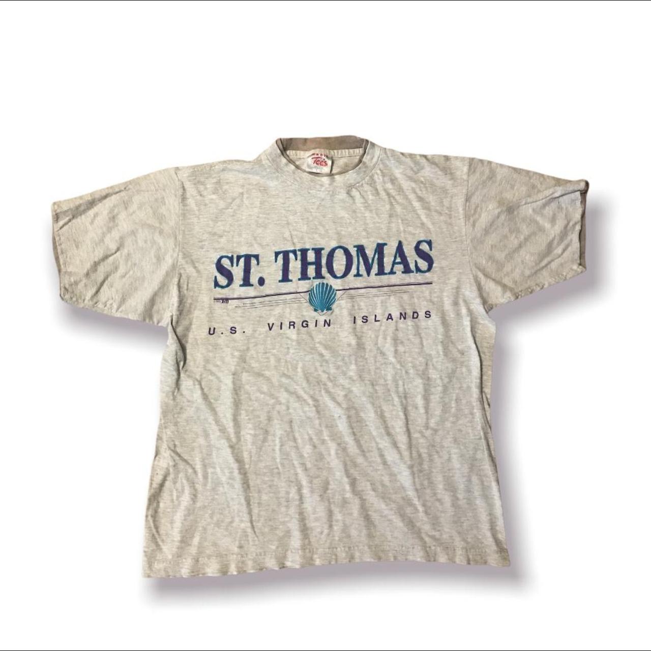 Vintage 90s St Thomas Virgin Island Tee Size L Boxy... - Depop