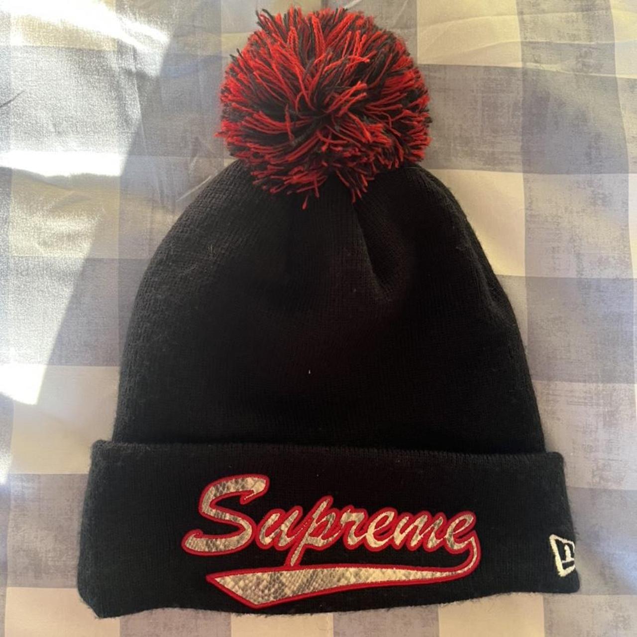 Beanie Black Supreme Snakeskin Beanie Supreme X Nike Snakeskin