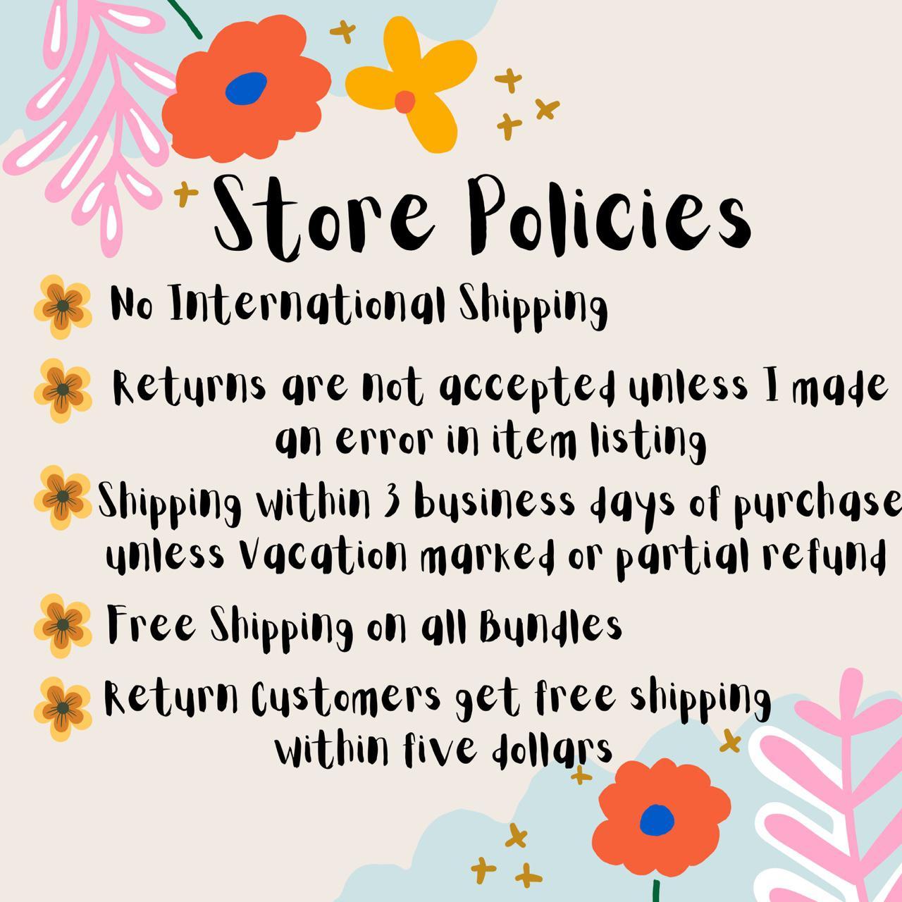 Store Policies! Message me if you have additional... - Depop