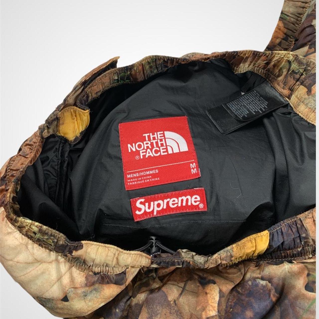 North face supreme on sale leaves