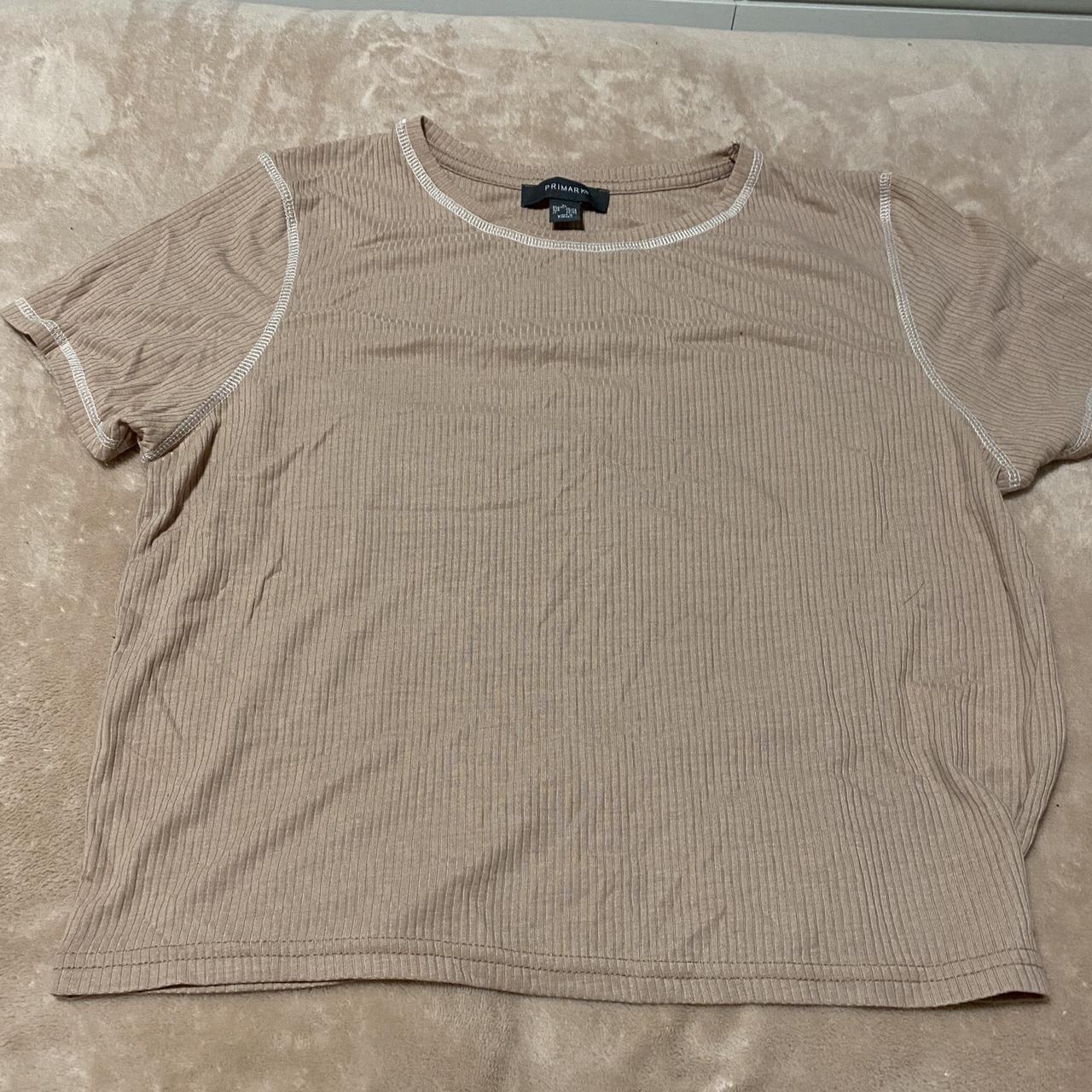 Nude top from primark XL Only worn a few times... - Depop