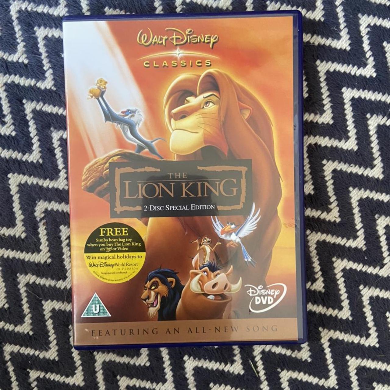 The Lion King 2 Disc Special Edition Dvd Lion Kind Depop