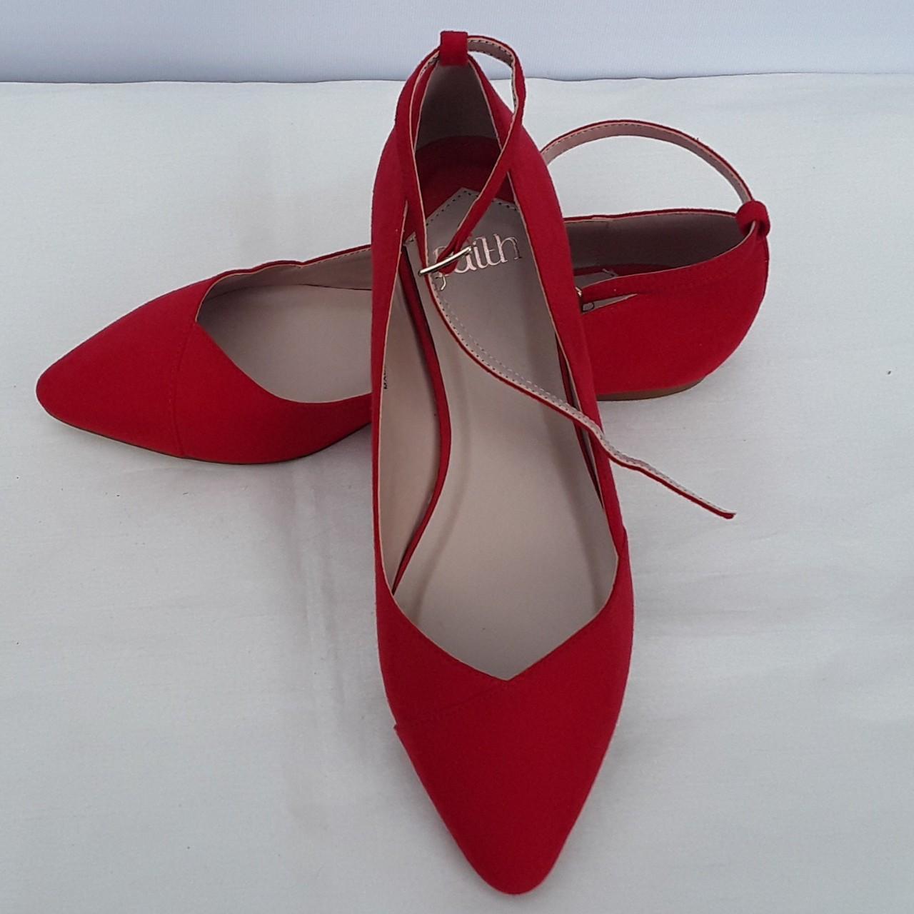 Faith Women's Red Footwear | Depop