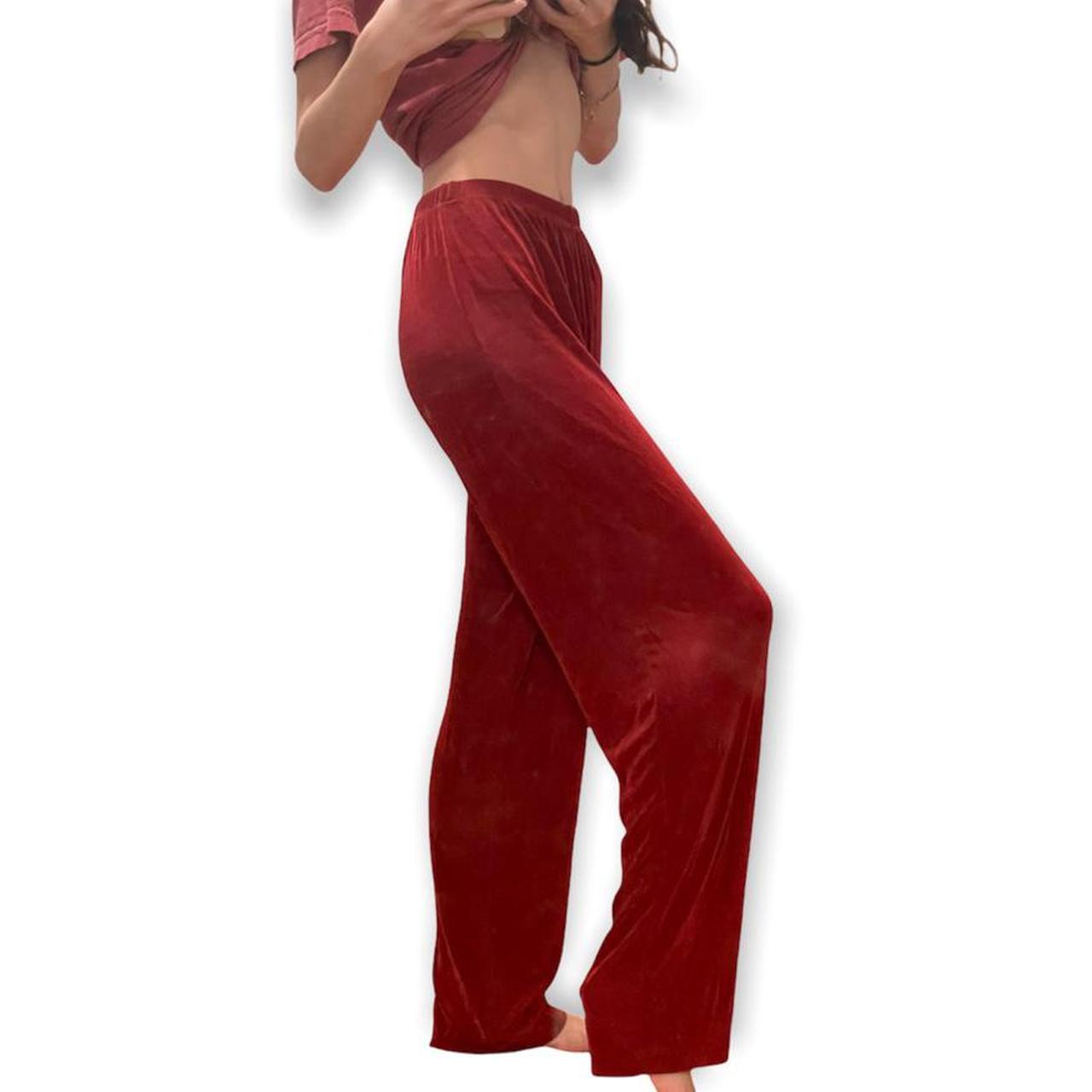 SLINKY BRAND Size XL Flare Leg Ponte Pants EGGPLANT – NYC Moda Boutique