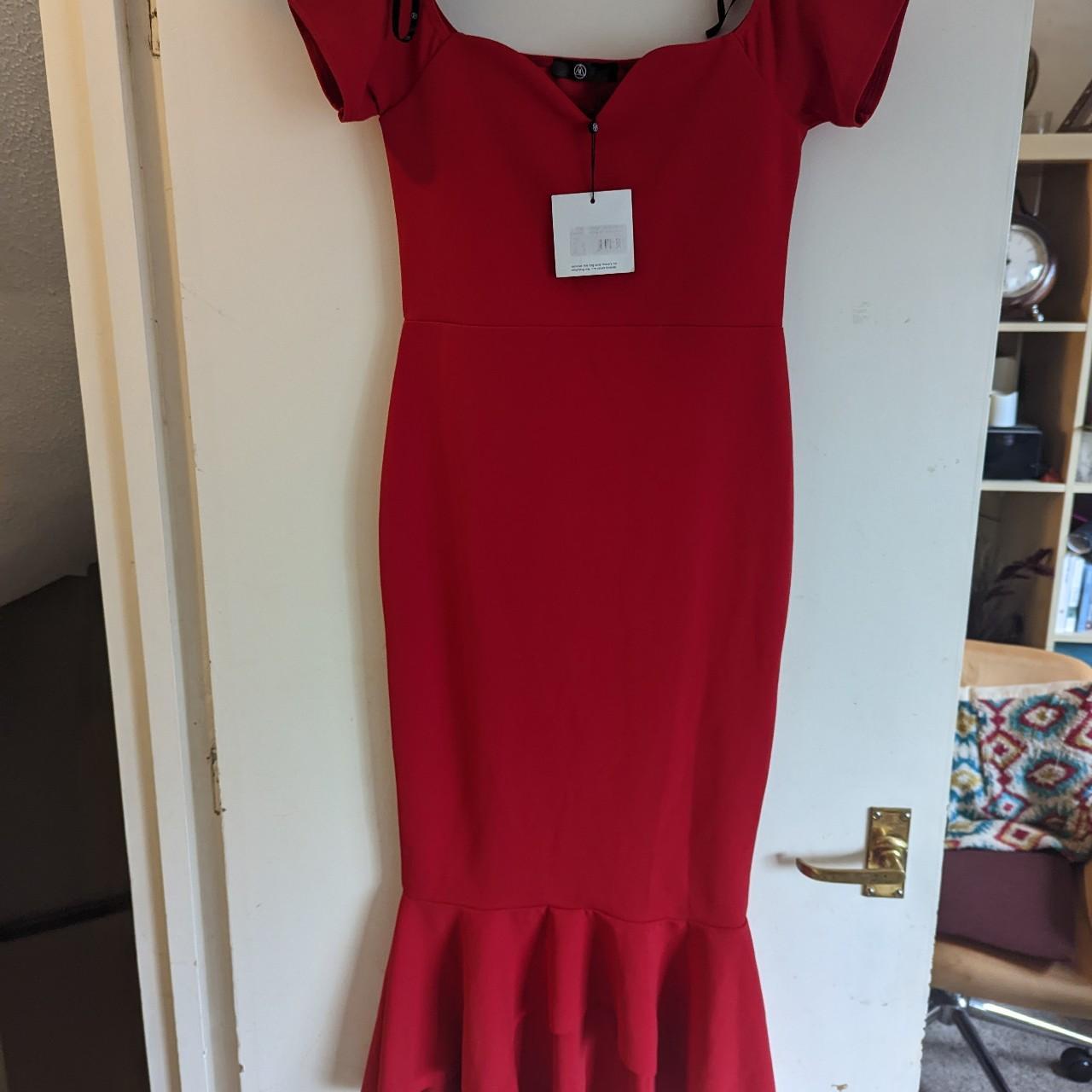 Missguided Women's Red Dress | Depop