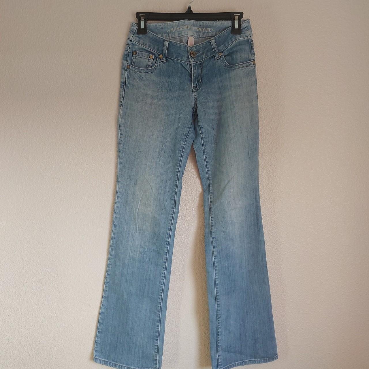 Vintage Mossimo Bootcut Light Wash Jeans Juniors... - Depop