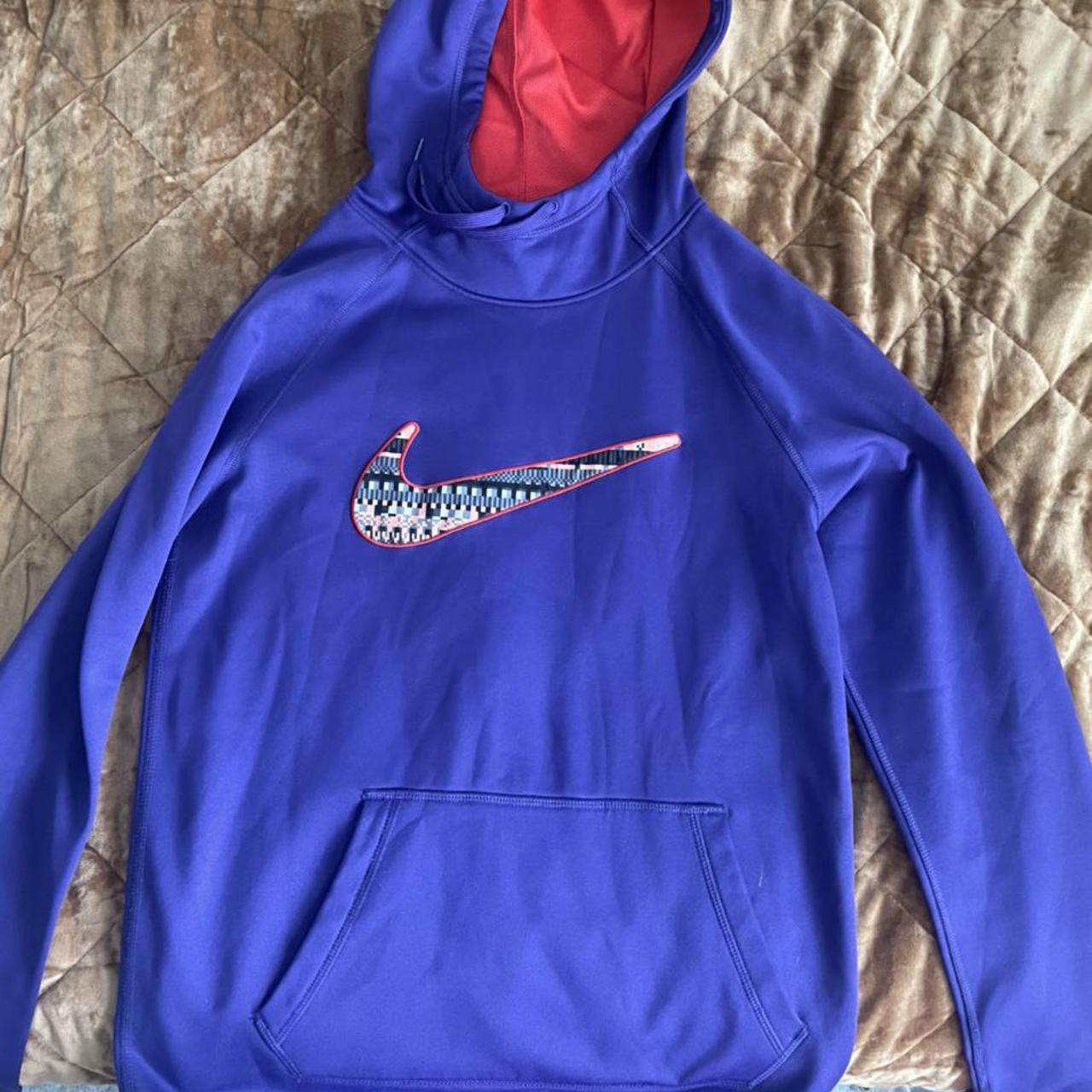 Nike thermal-fit hoodie. No rips or stains. Smoke... - Depop