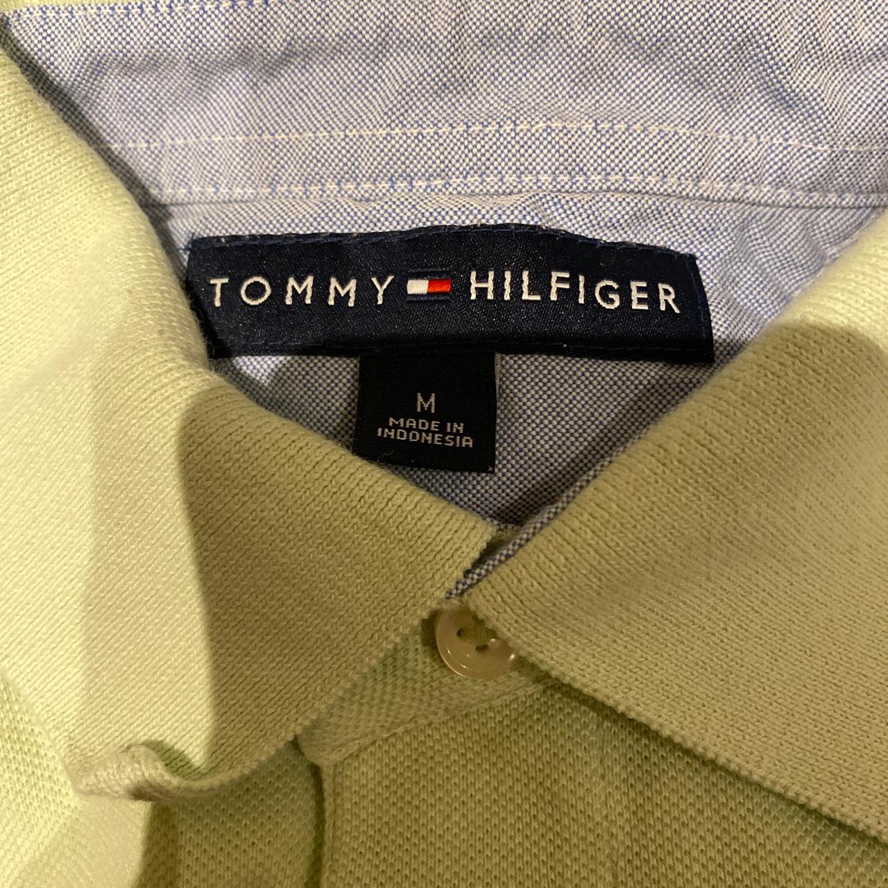 Tommy Hilfiger men’s green polo shirt Size medium - Depop