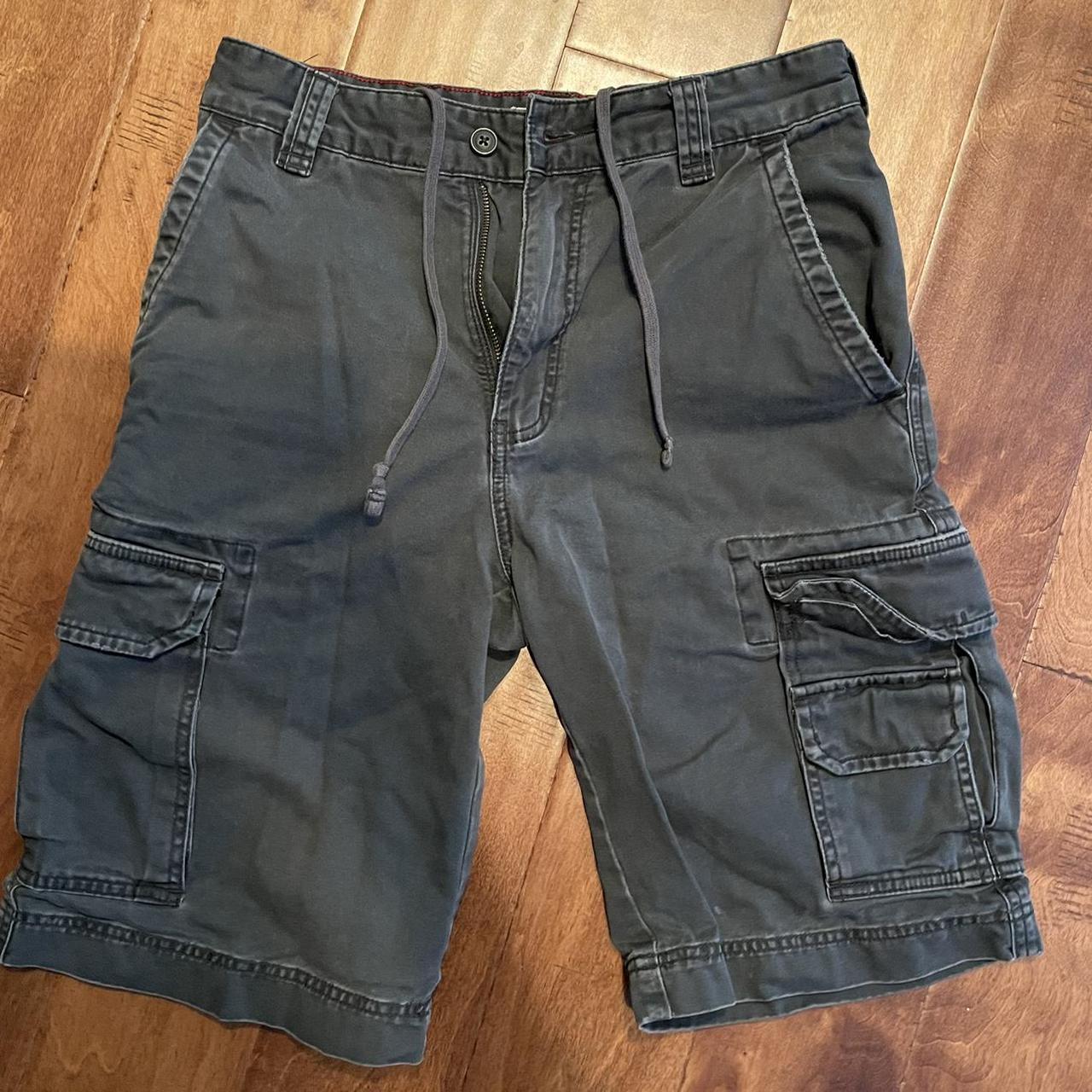 Mossimo Men's Grey and Silver Shorts