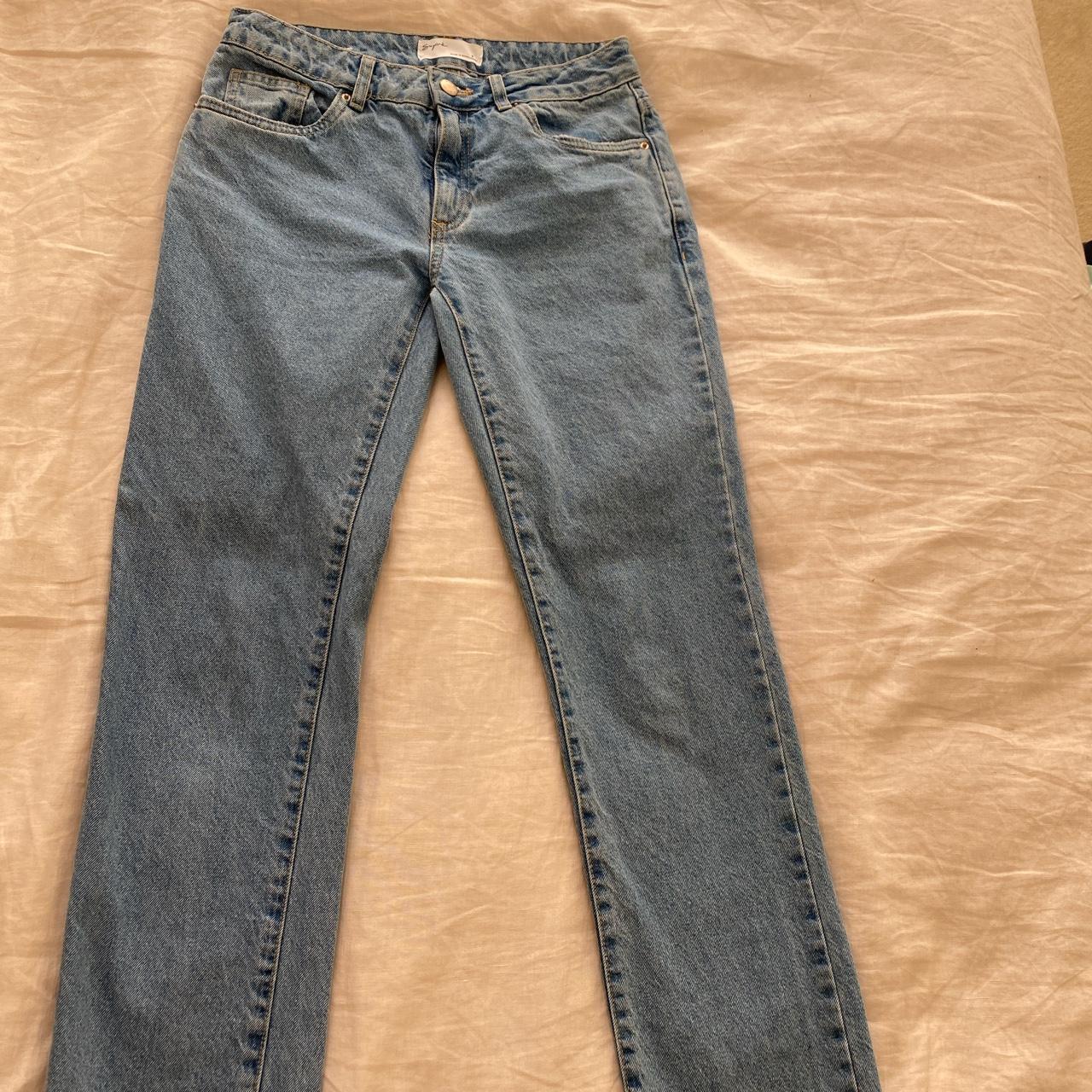 supre low rise jeans size women’s 8 worn once (no... - Depop