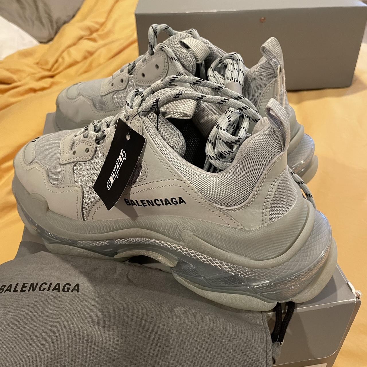 triple s balenciaga grey