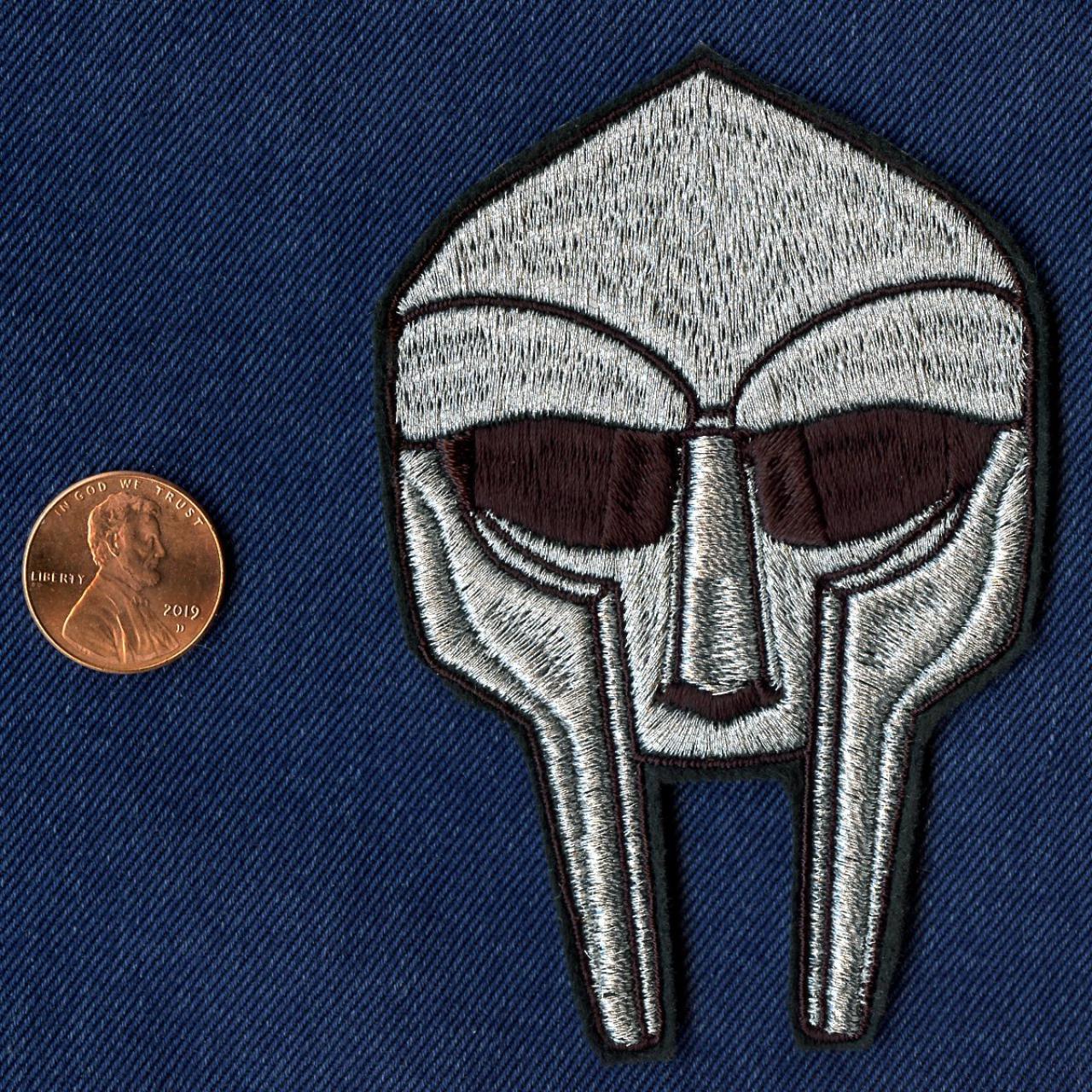 MF DOOM Embroidered Iron On MASK Patch! With - Depop