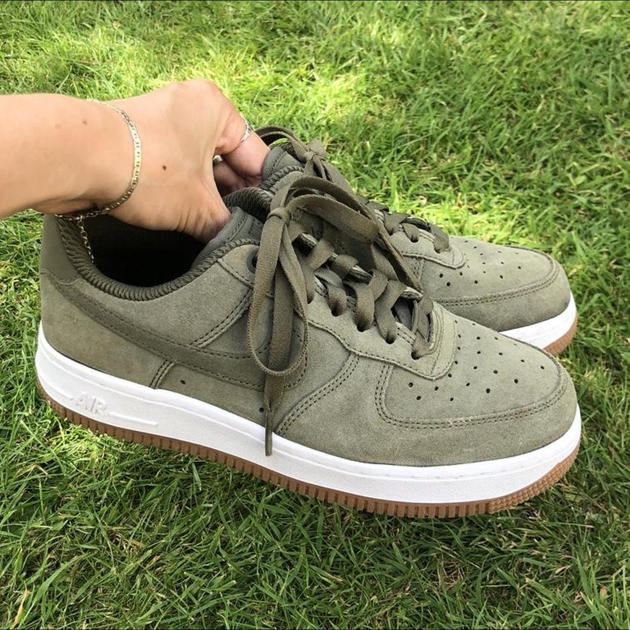 khaki green air force 1