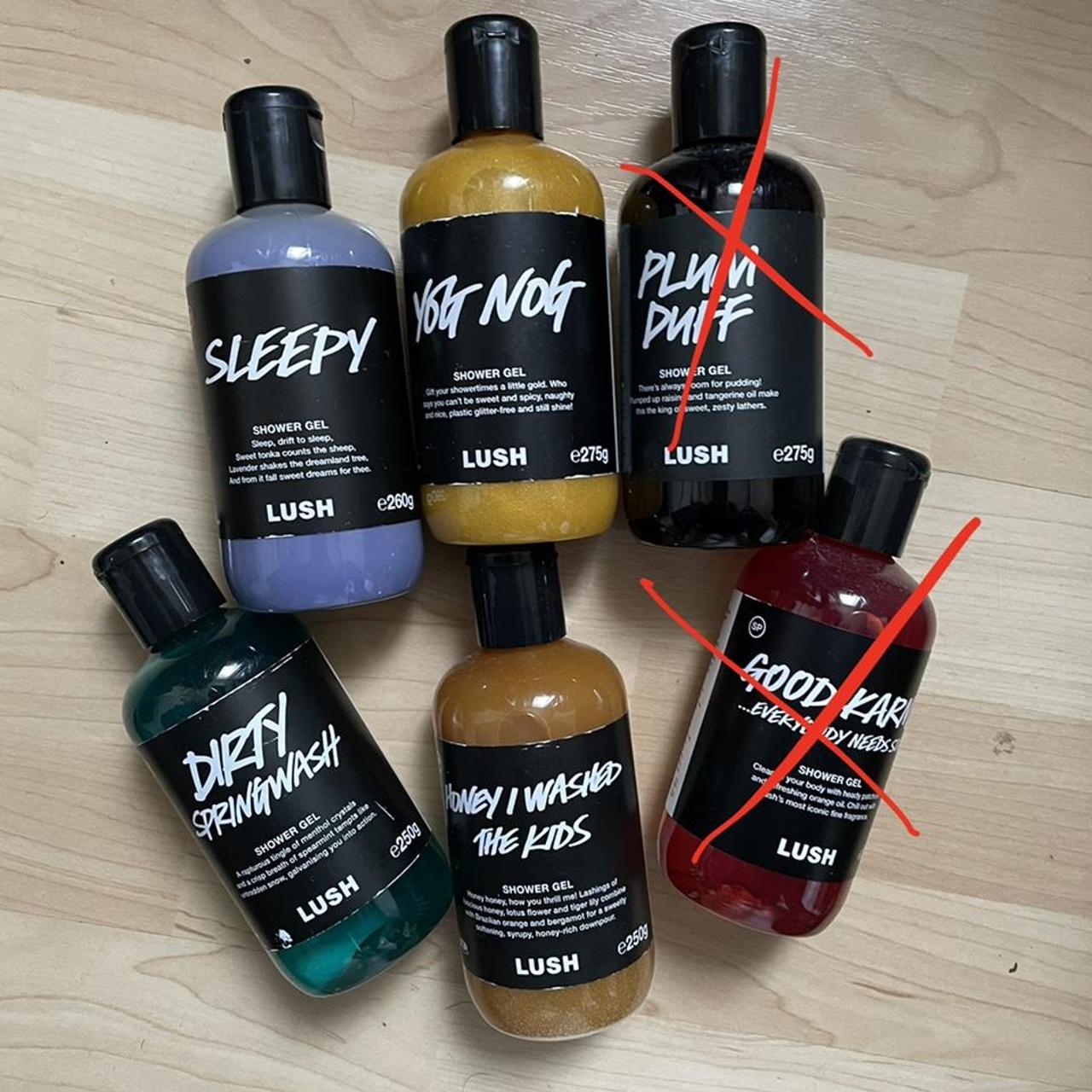 Lush Shower Gels Available Sleepy Shower Gel £13... Depop