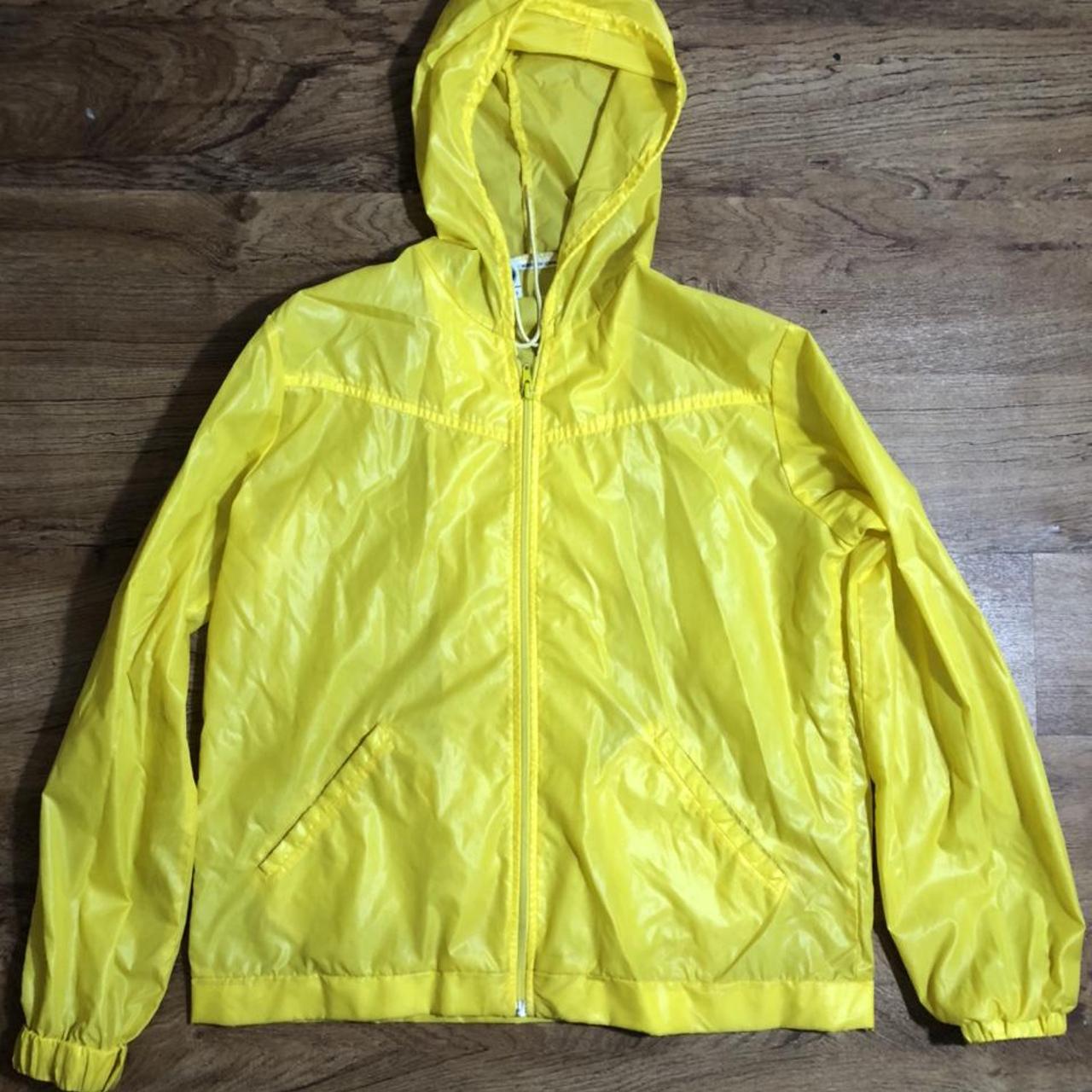 Vintage bright yellow izod windbreaker. Minor signs... - Depop