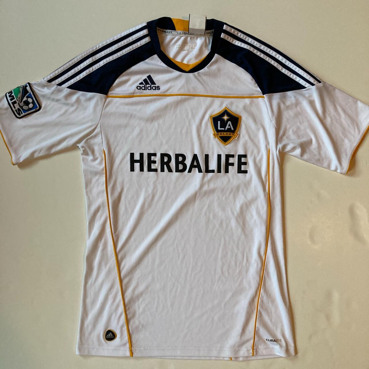 Adidas LA Galaxy Home Jersey In White & Navy - Buy now - Soccer