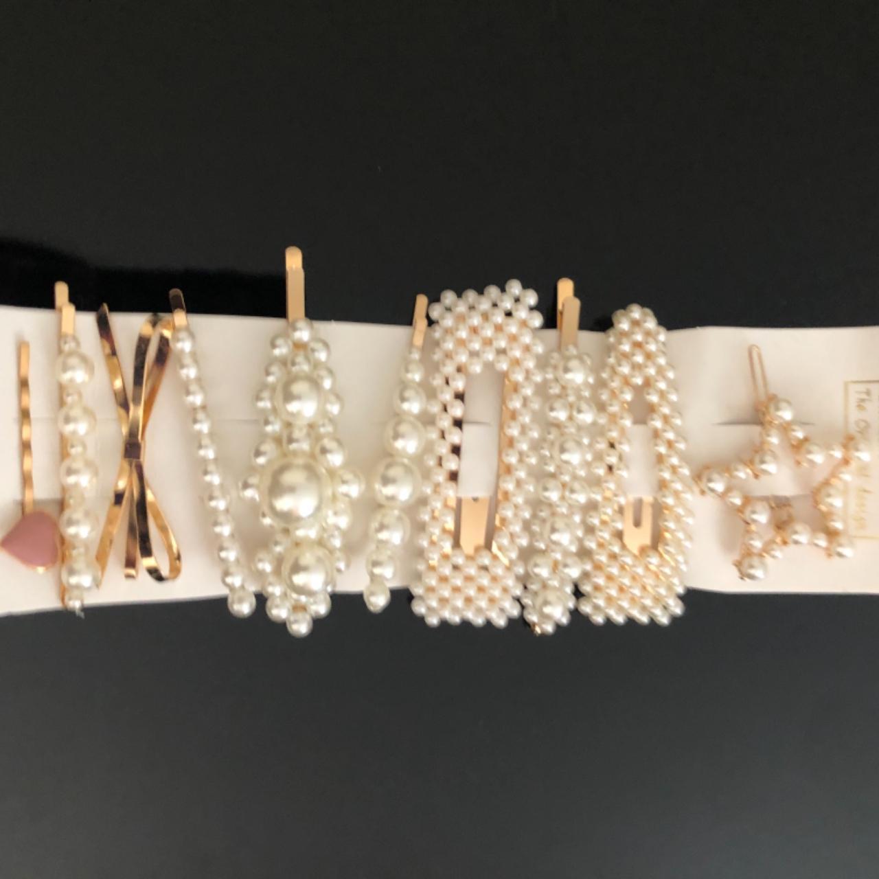 Vintage Pearl Hair clip | Retro Pearl Hair Clips |... - Depop