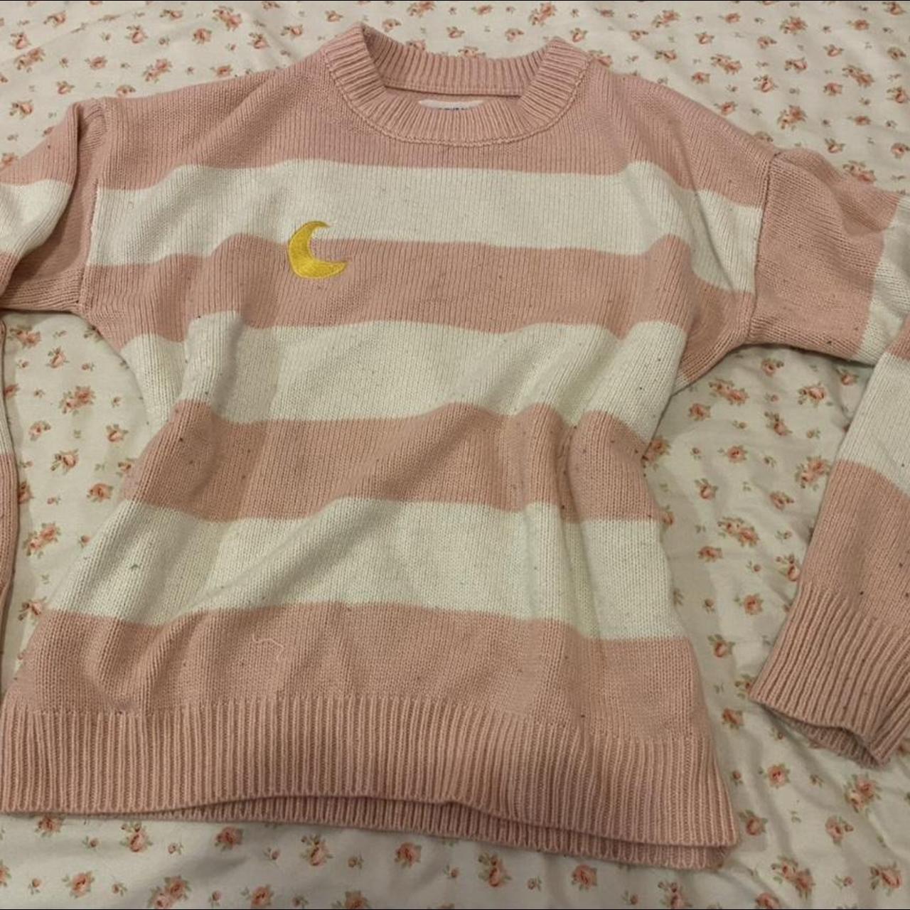 super cute sailor moon stripe sweater !! shipping... - Depop