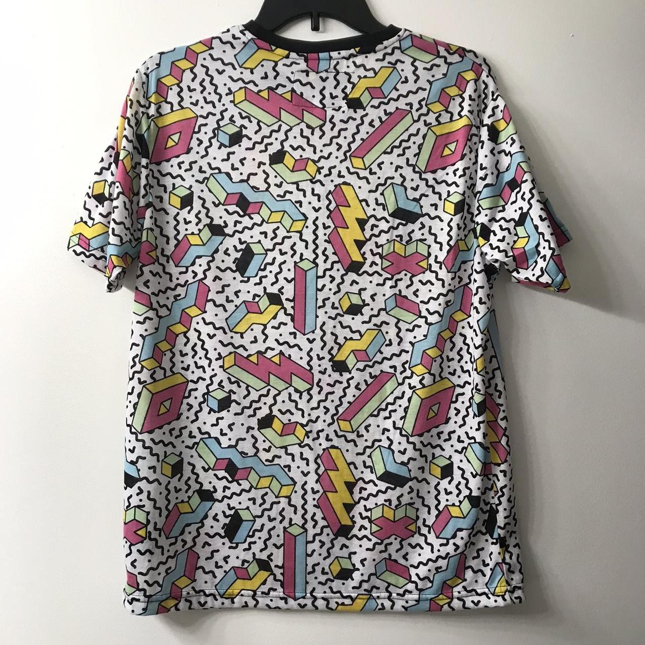 OH SNAP BY DRILL CLOTHING NWT 80s Tetris Cartoon... - Depop