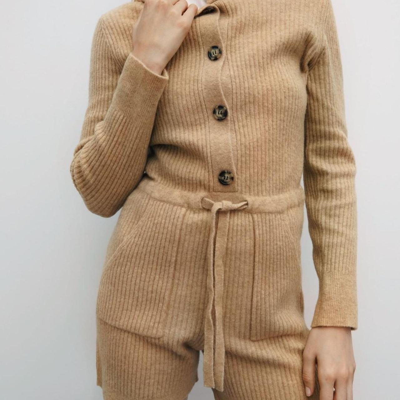 Long Zara Knit Playsuit ?Zara Hooded Knit Jumpsuit? ?Available