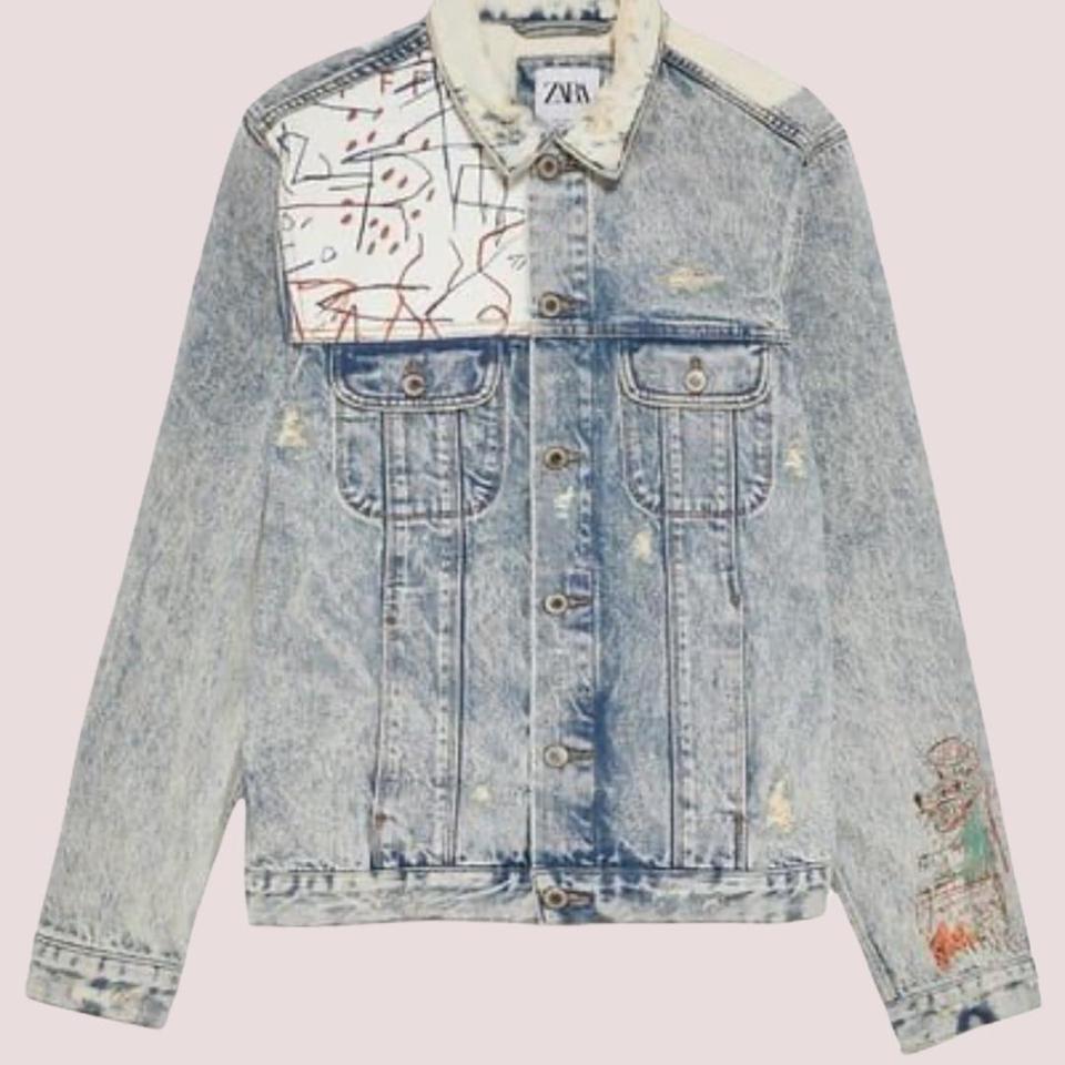 zara basquiat denim jacket