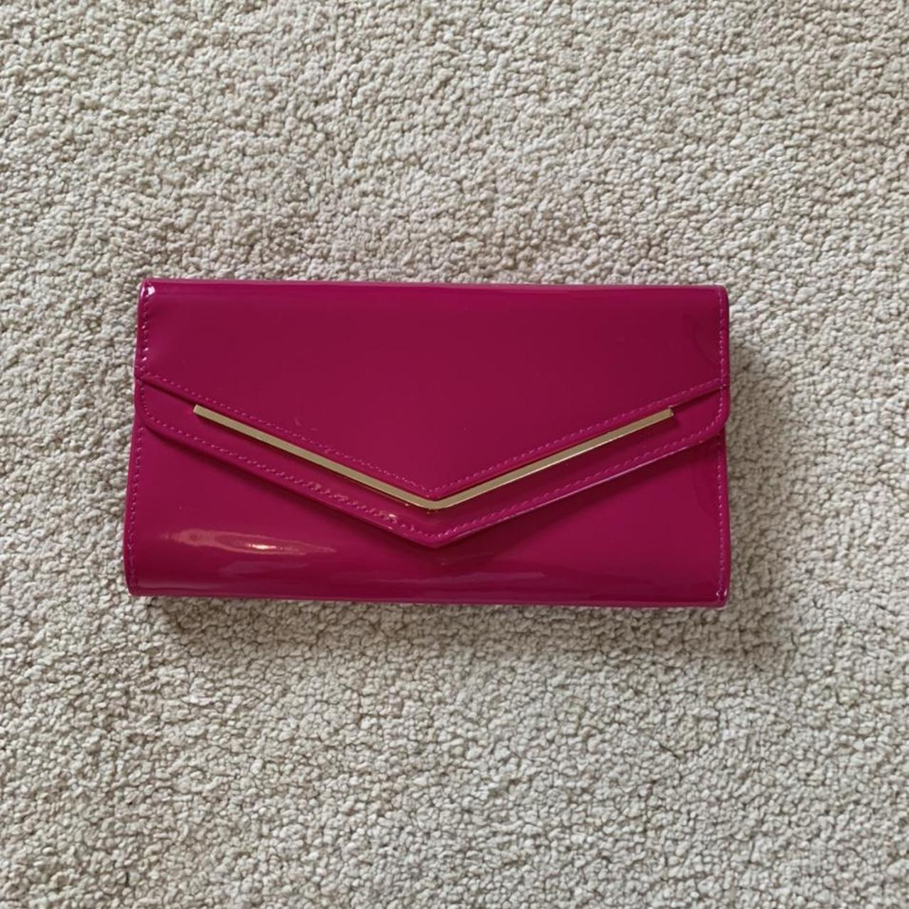 Aldo pink and gold evening bag. Clutch bad with... - Depop