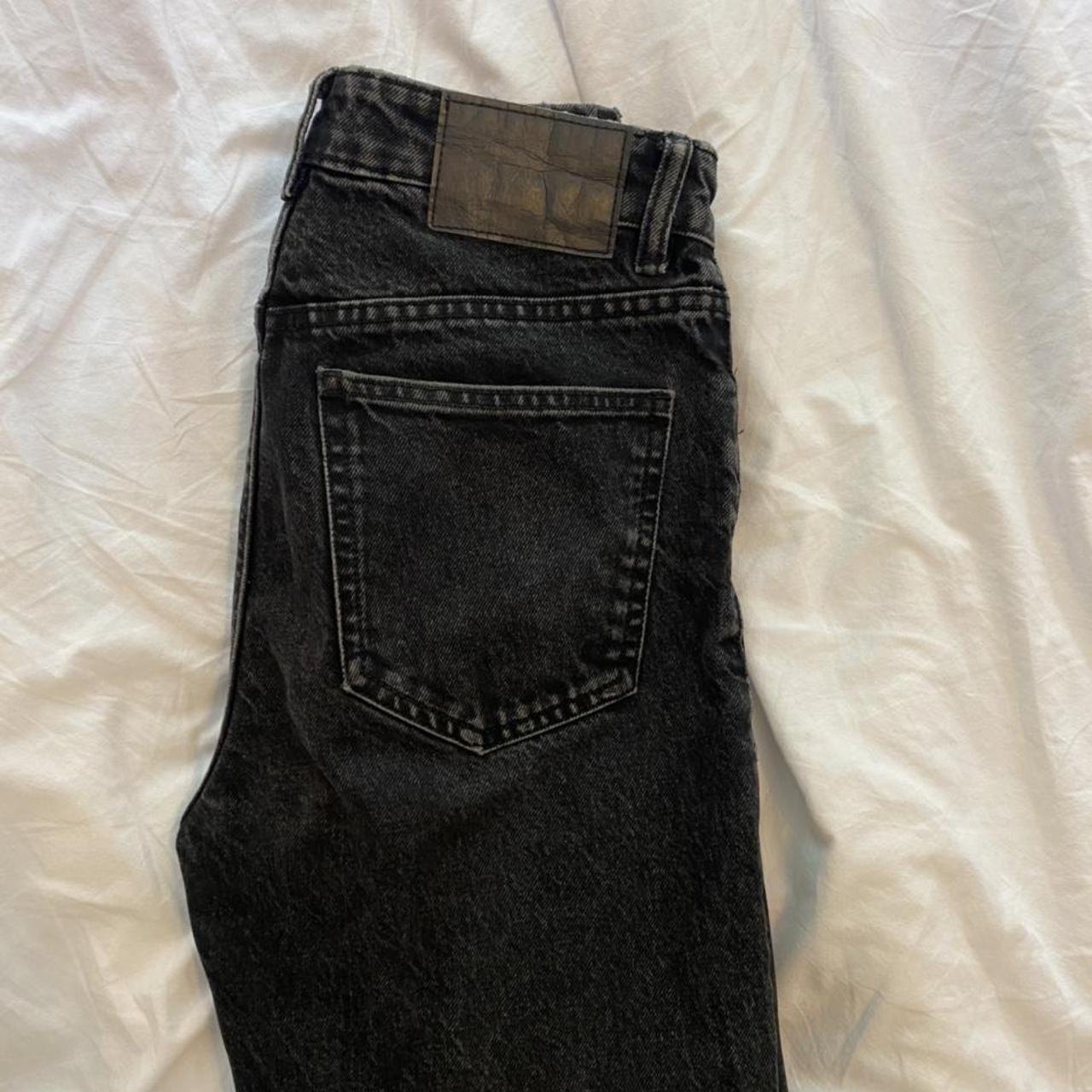 Zara Black Mom Jeans UK Size 6 Great condition Depop