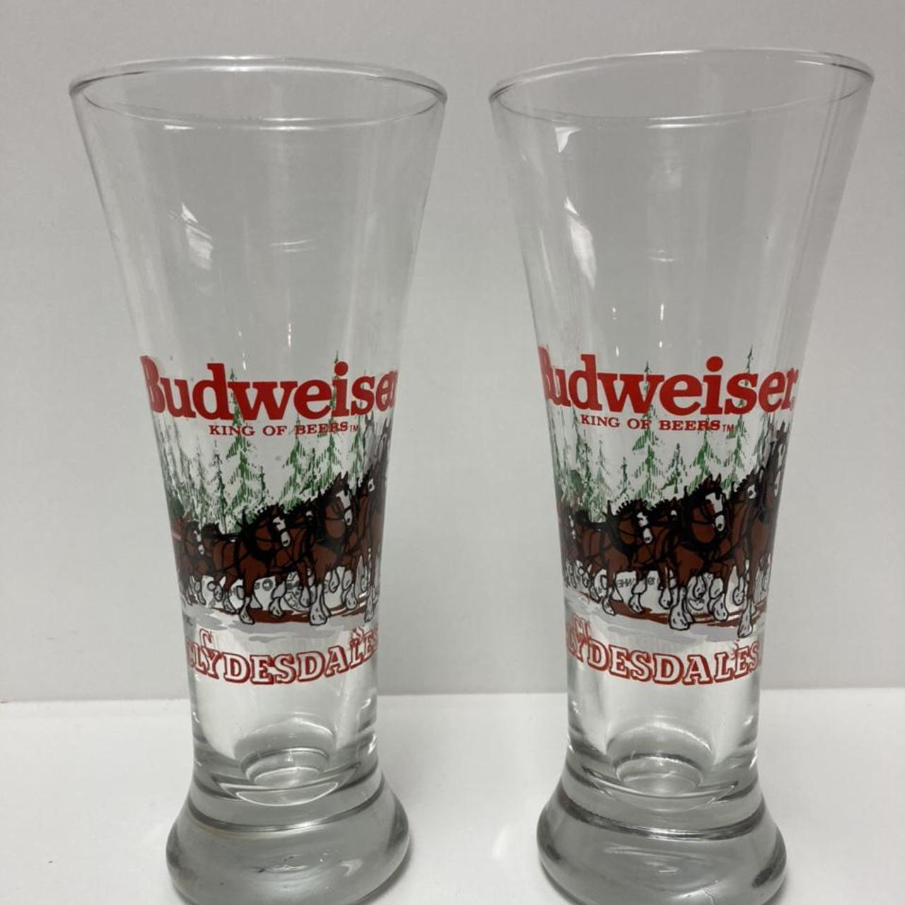 Vintage 1989 Budweiser Clydesdales Christmas Holiday... - Depop