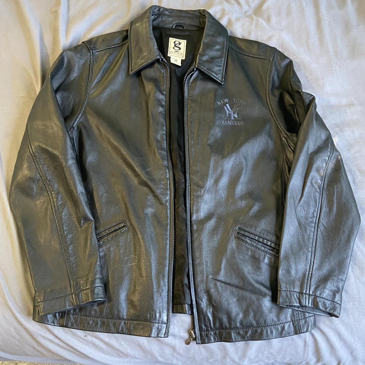 New York Yankees Black Leather Jacket