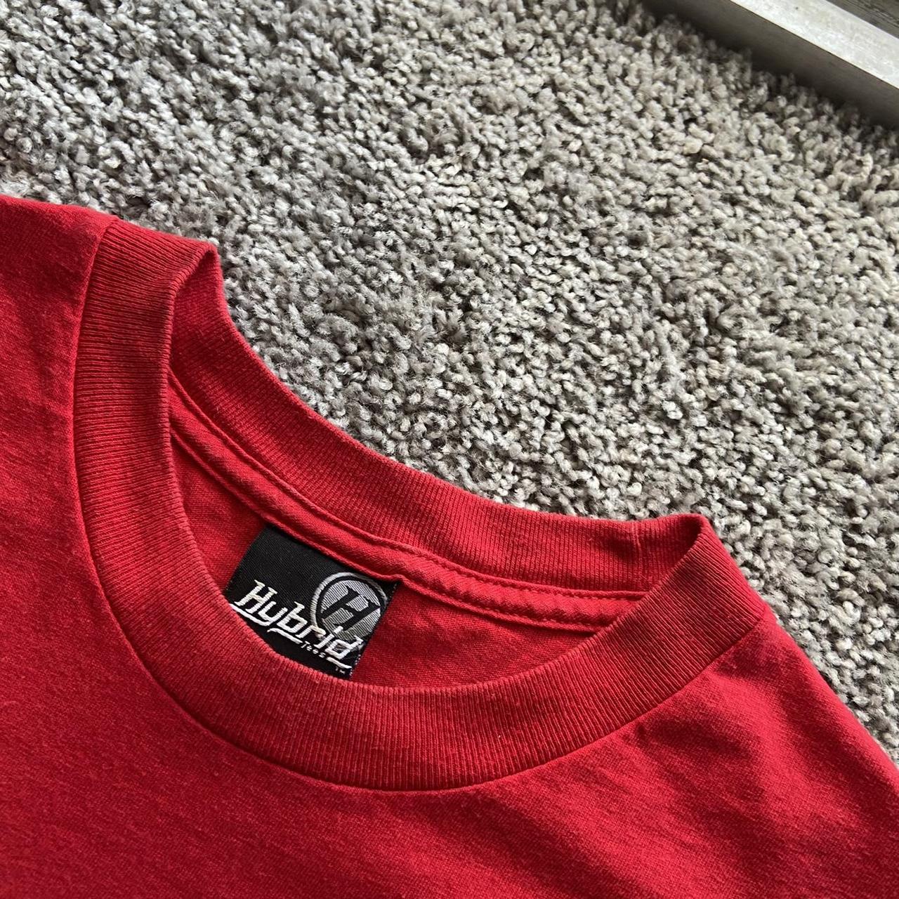 Hybrid Apparel Men's Red T-shirt (4)