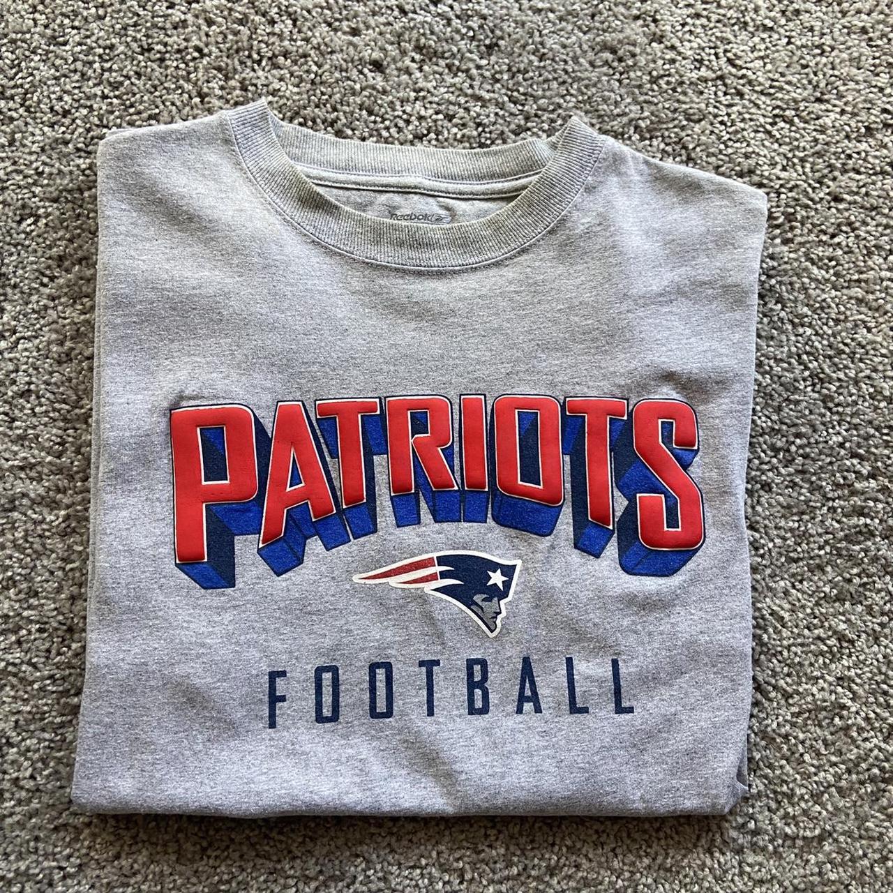 Nfl Oversized Patriots Puff Print T-shirt