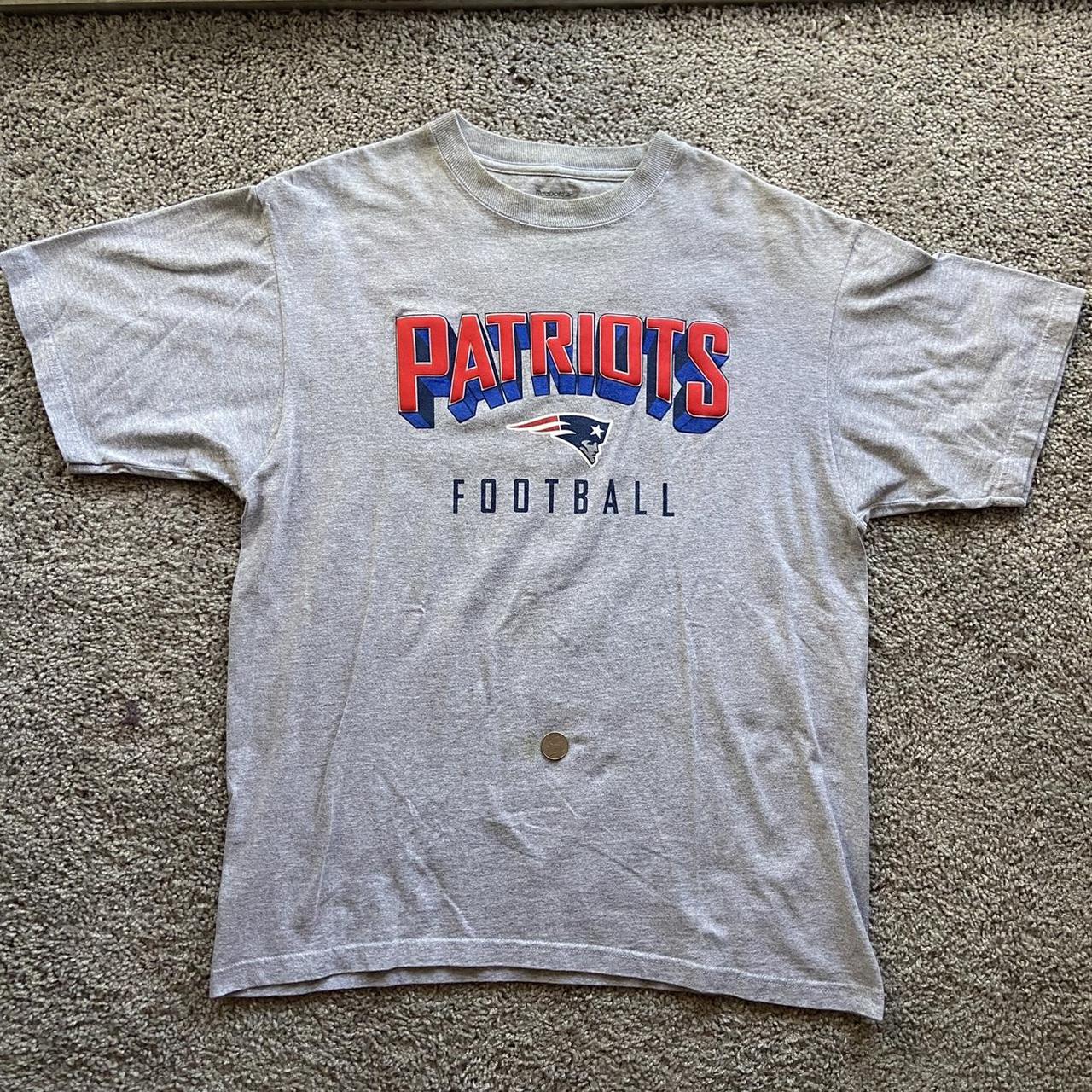 Nfl Oversized Patriots Puff Print T-shirt