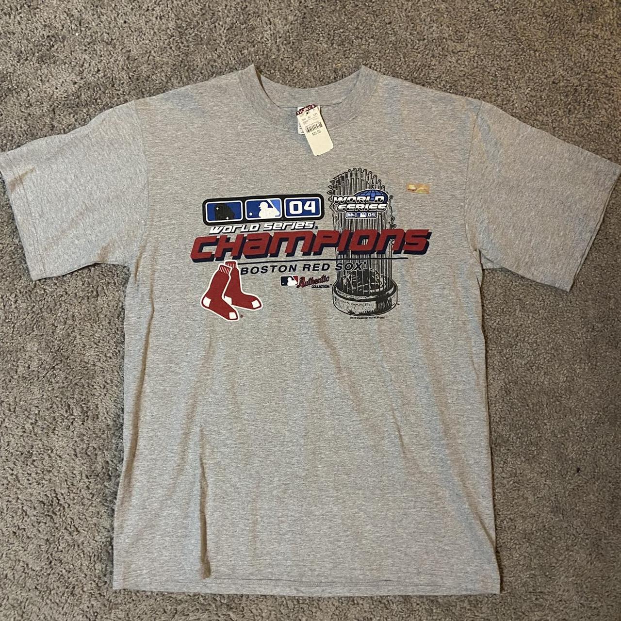 Vintage 2004 Boston Red Sox World Series Champions - Depop