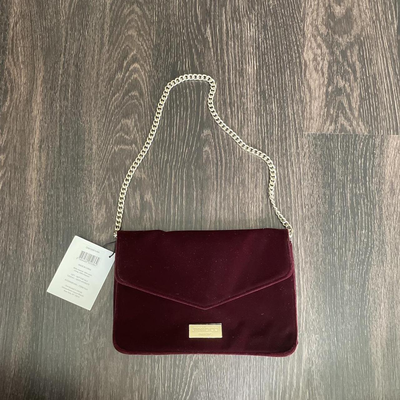 Jimmy Choo parfum velvet chain bag, NWT dimensions: | Depop