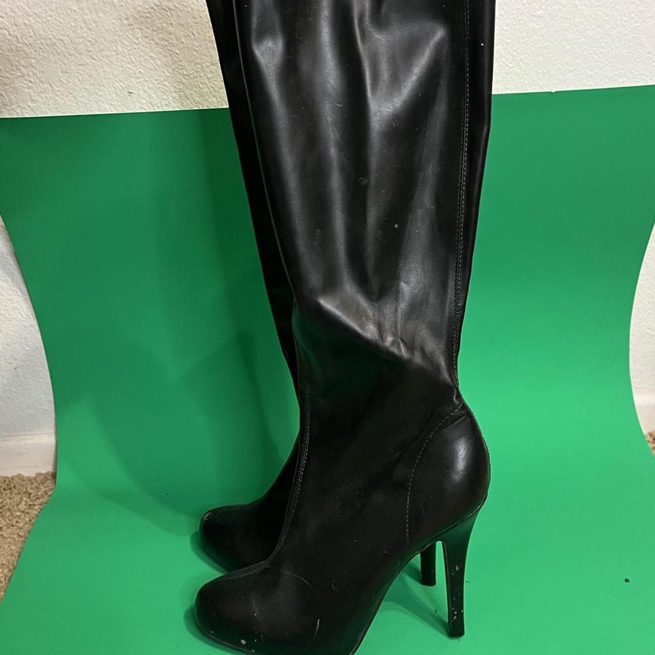 🖤 GREAT TALL BLACK BOOTS🖤 PERFECT FOR HALLOWEEN... - Depop