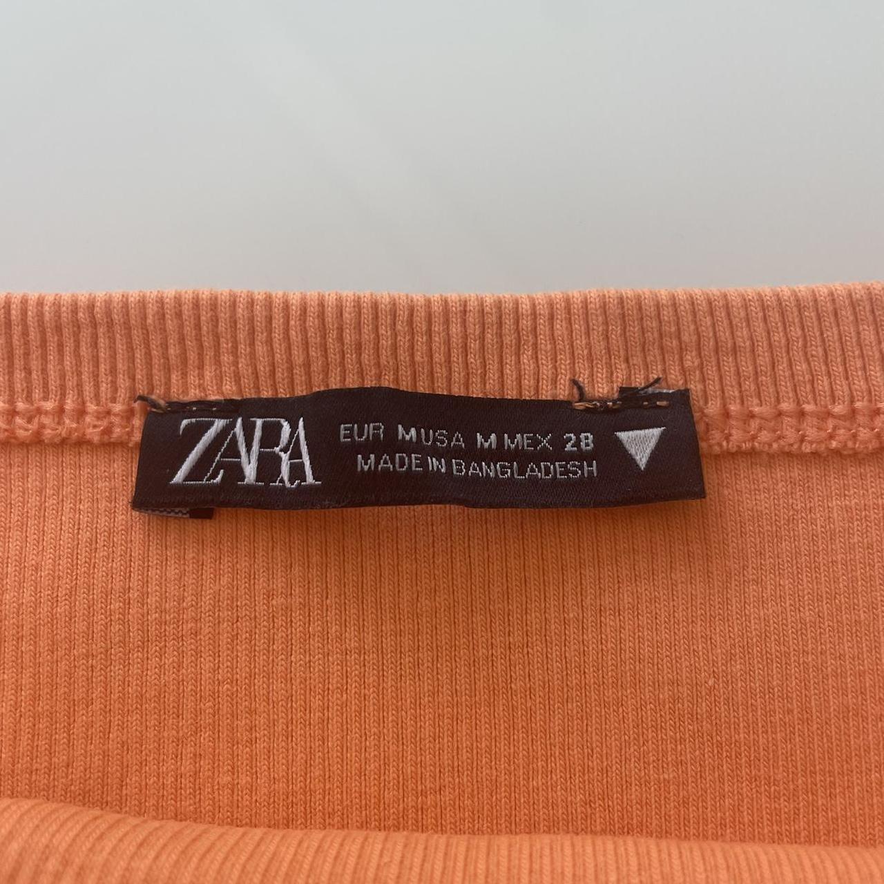 Zara Women's Orange Vest | Depop