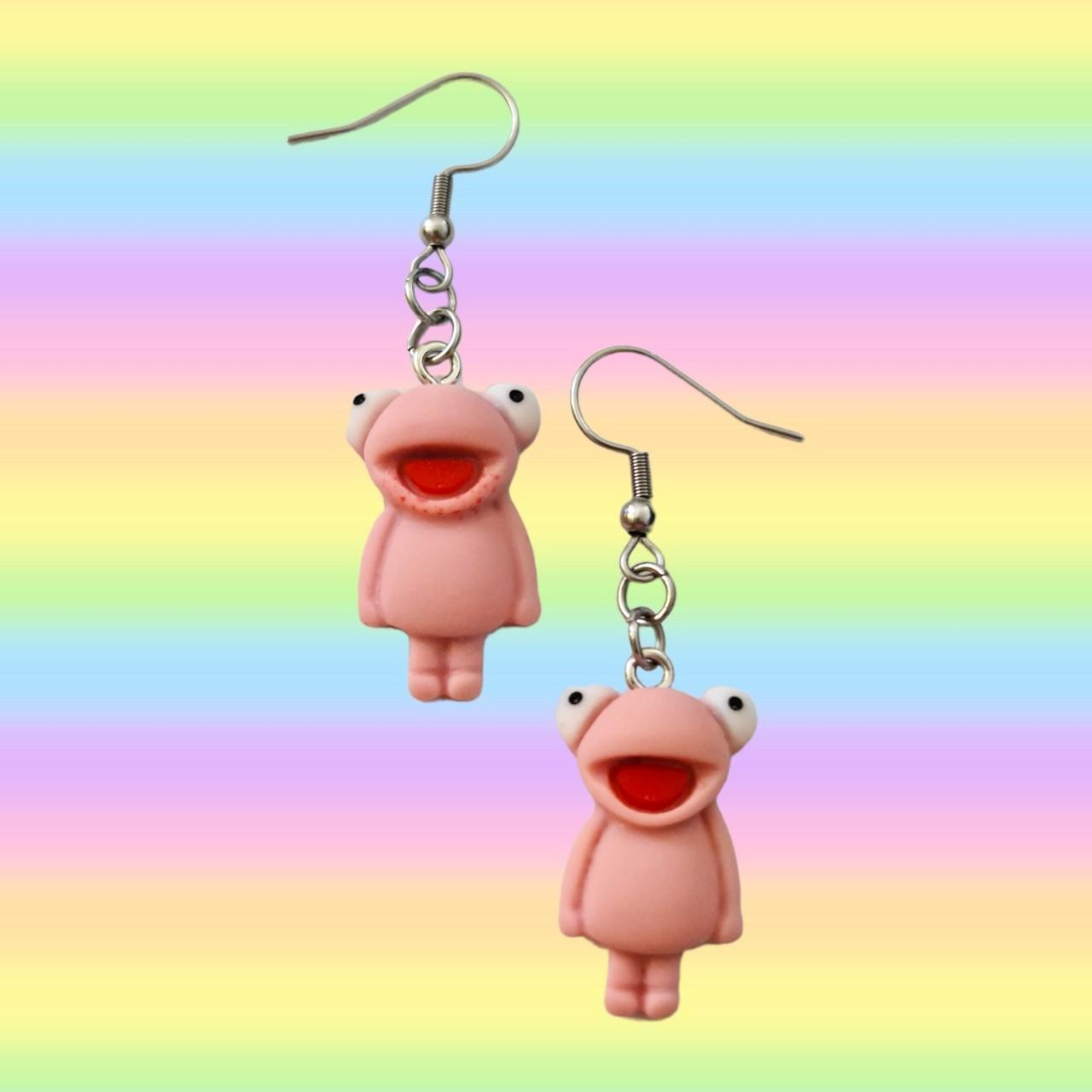 Kermit the store frog earrings