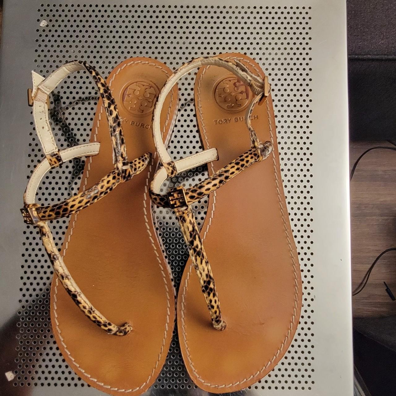 colorful tory burch sandals