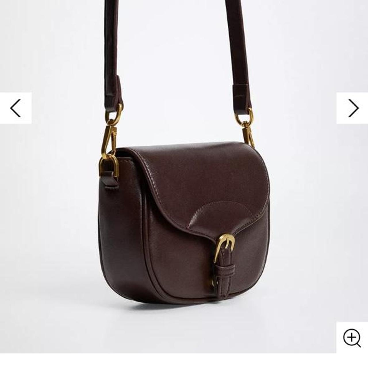 MANGO Nubia Brown Crossbody Bag like new Retail... Depop