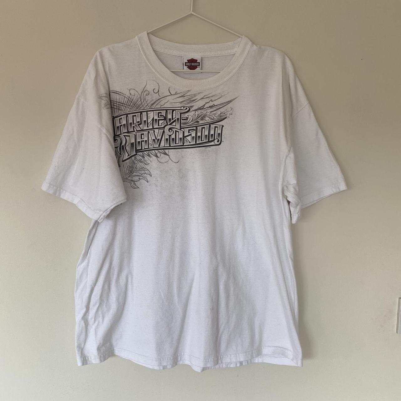 custom white harley davidson