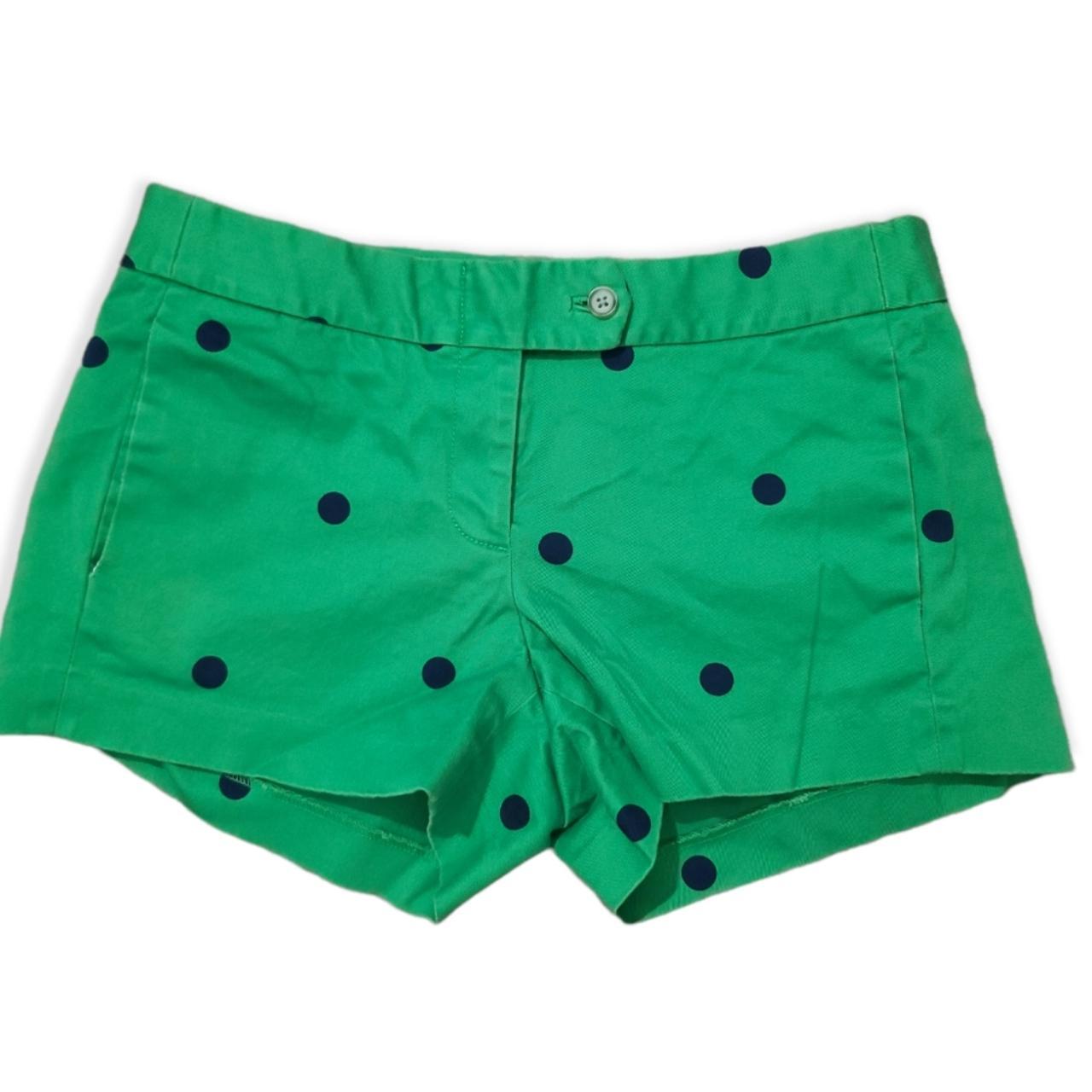 J Crew Womens Green Shorts Depop