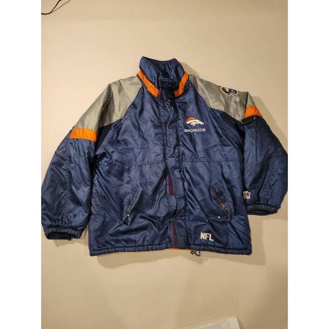 VINTAGE DENVER BRONCOS STARTER JACKET Super light, - Depop