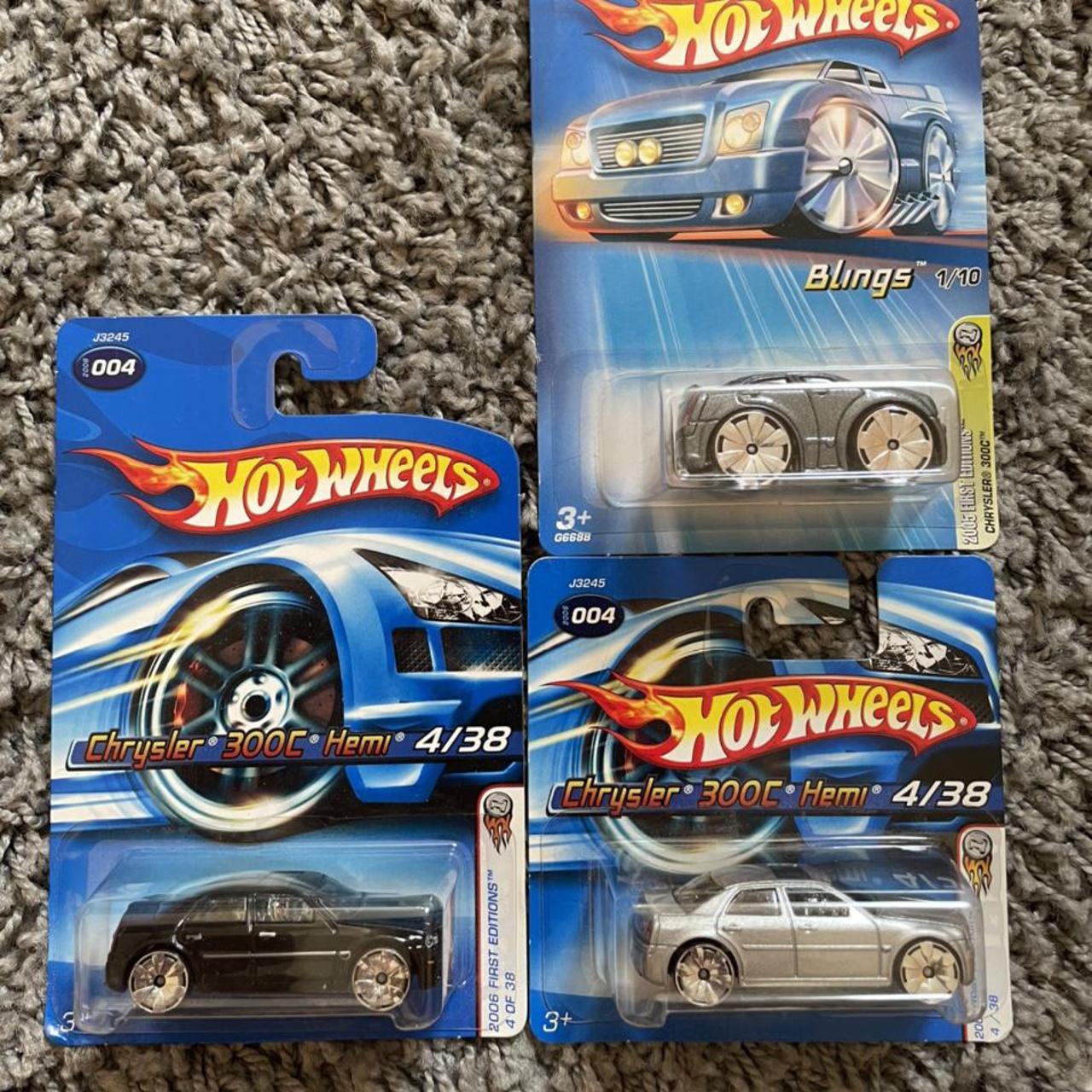 Hot wheels Lot of 3 Chrysler 300c hemi s. One short. Depop