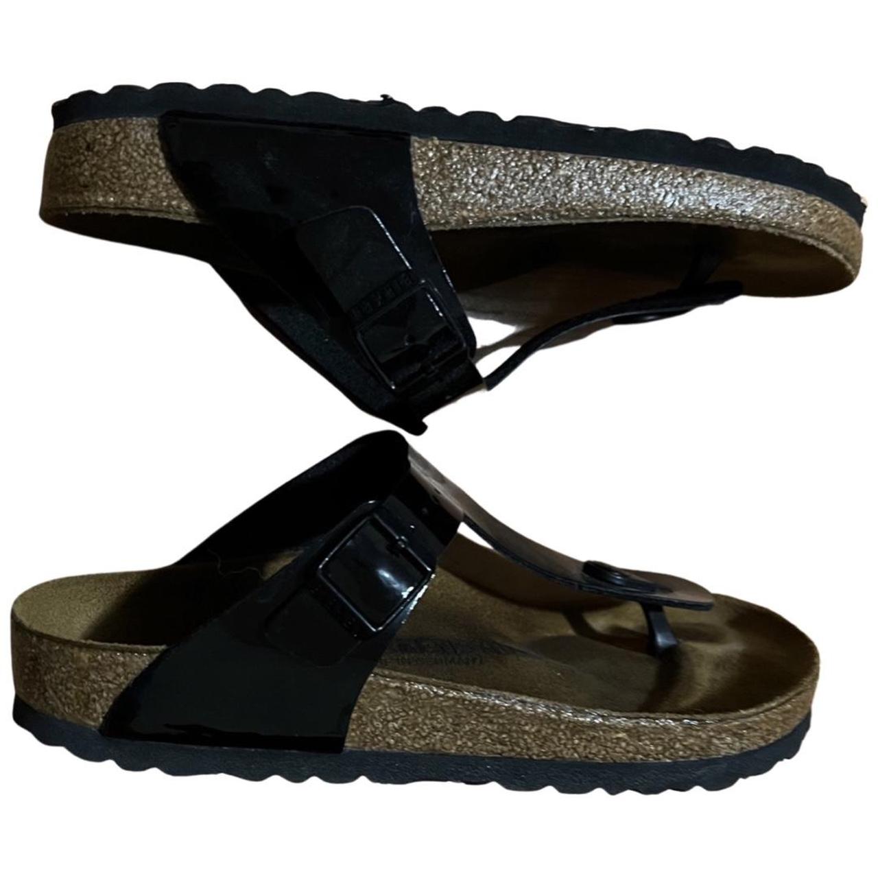 Birkenstock Gizeh Sandals - Women Color: Black /... - Depop