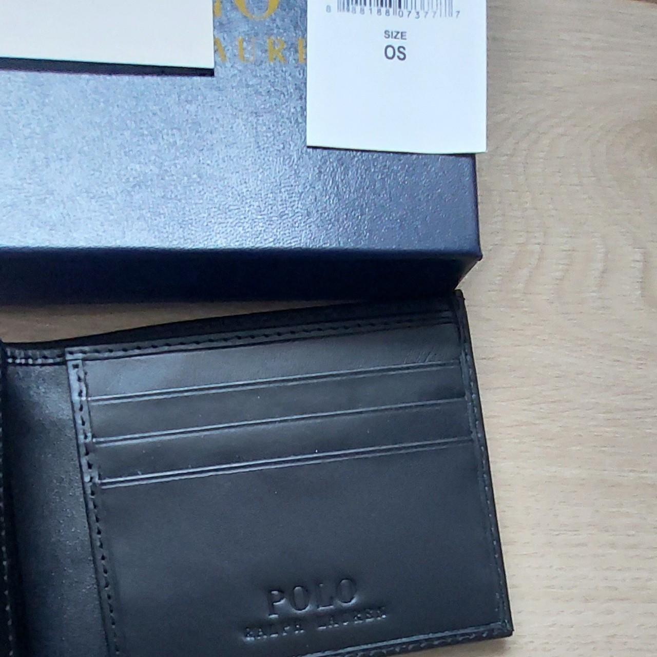 New Men's Polo Ralph Lauren Black Leather Wallet... - Depop