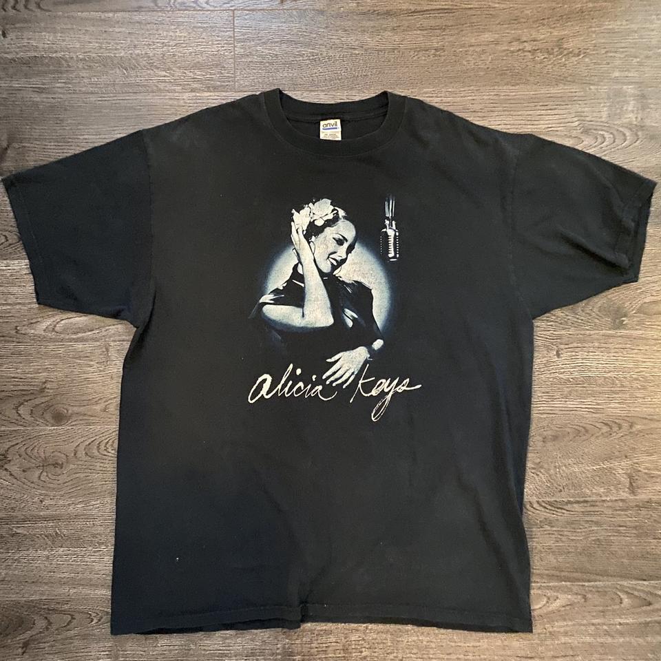 VINTAGE 2005 ALICIA KEYS DIARY TOUR T-SHIRT MENS... - Depop