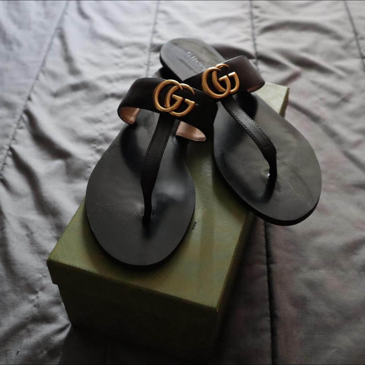 Brand New, mens, original and authentic Gucci -GG Thong sandals US size 10  - clothing & accessories - by owner -...